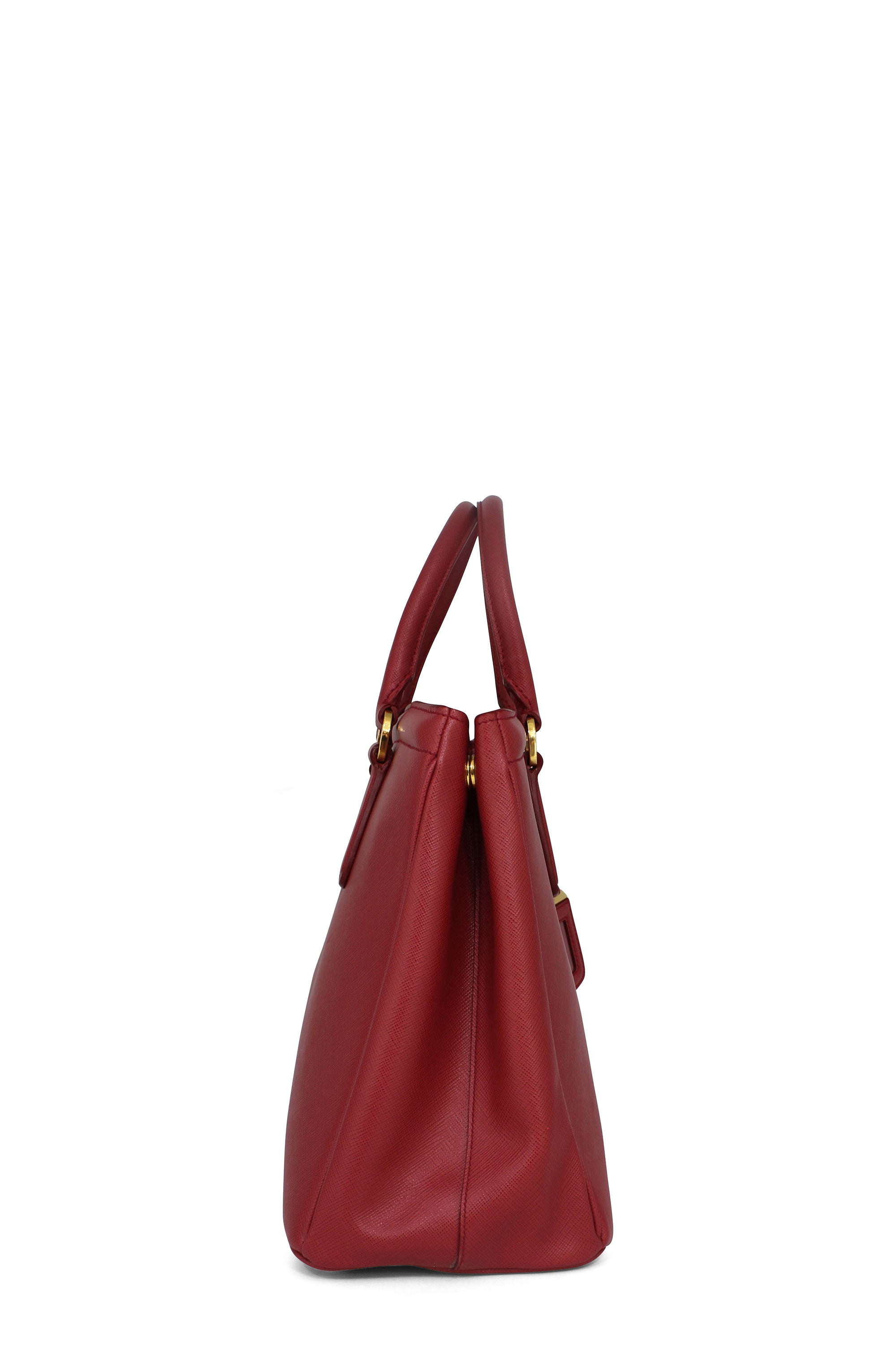 Prada Yellow Saffiano Lux Leather Parabole Shopping Tote Bag BN2401 -  Yoogi's Closet