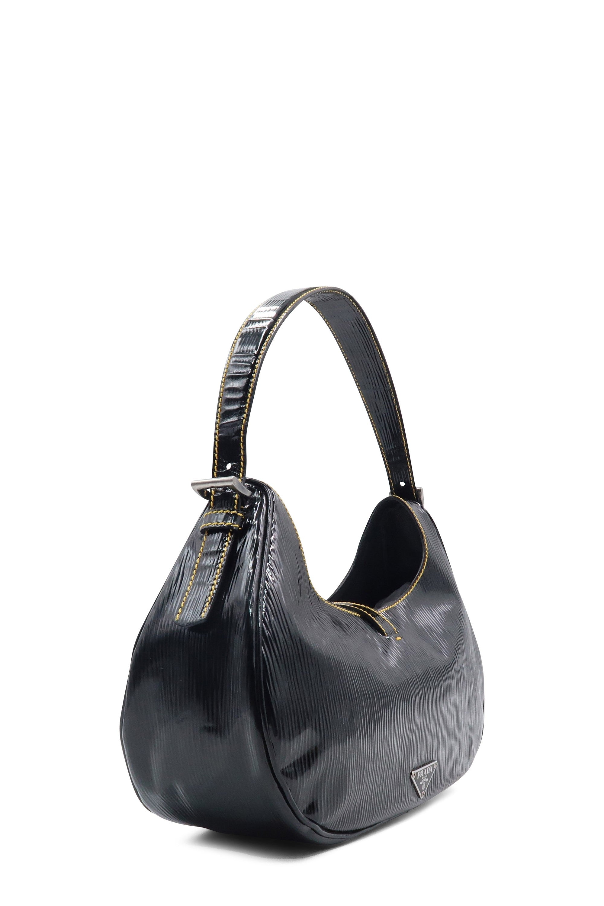 Prada PRADA Safiano Belt Bag Pouch Shoulder Bag Black P12953 – NUIR VINTAGE