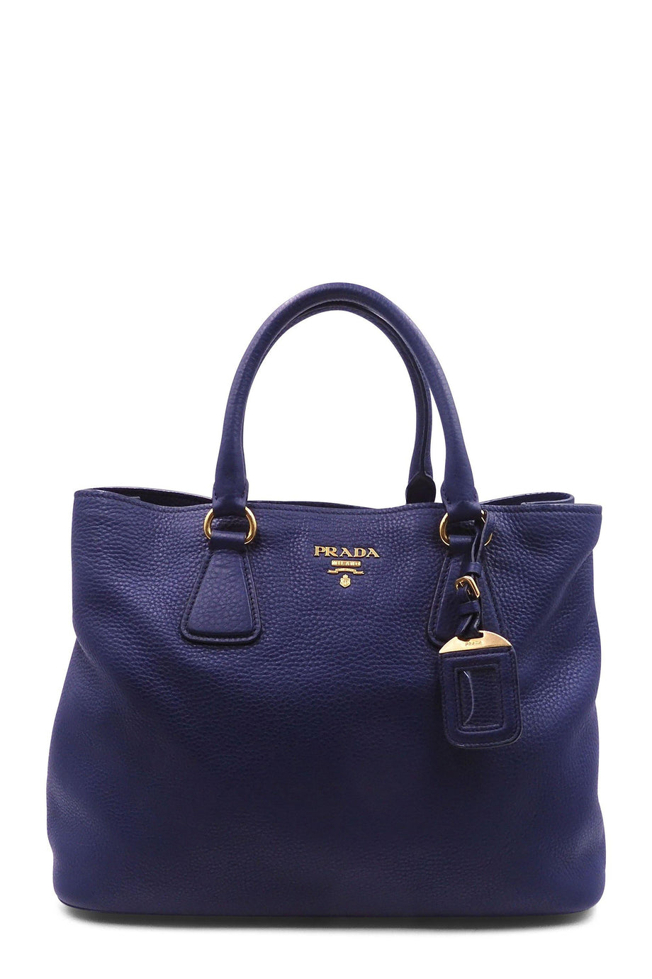 Buy Authentic Preloved Prada Vitello Daino Shopping Tote Inchiostro Bags from Second Edit by Style Theory