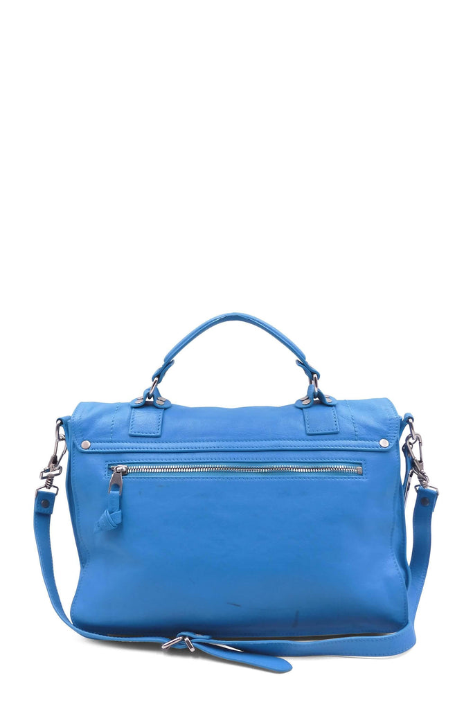 Proenza Schouler Medium PS1 Satchel Turquoise - Style Theory Shop