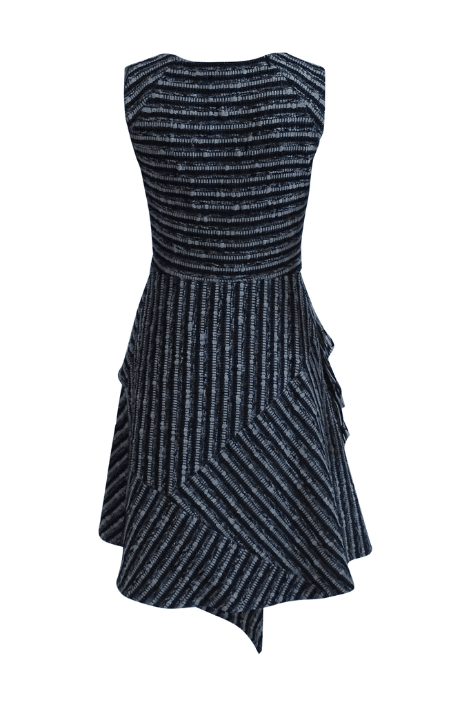 Frill Tweed Dress - Second Edit