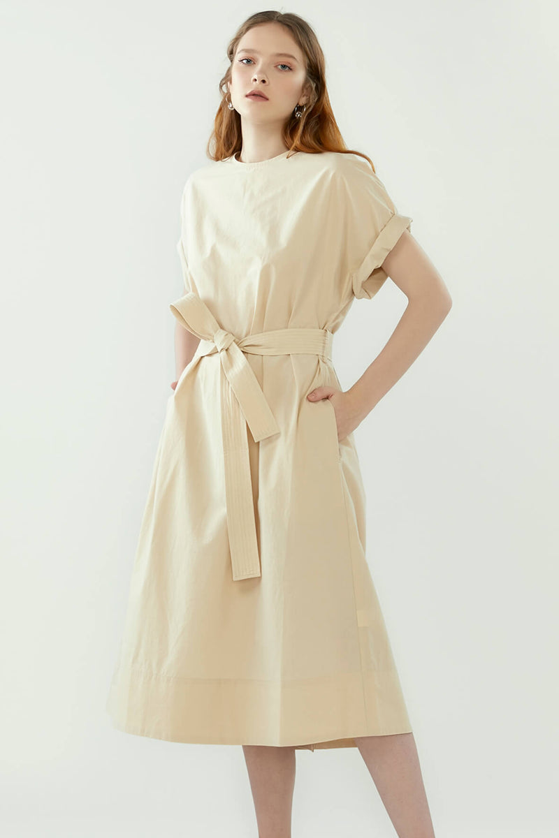 Buy Authentic Preloved RYE Back wrap dress with belt from Second Edit by Style Theory