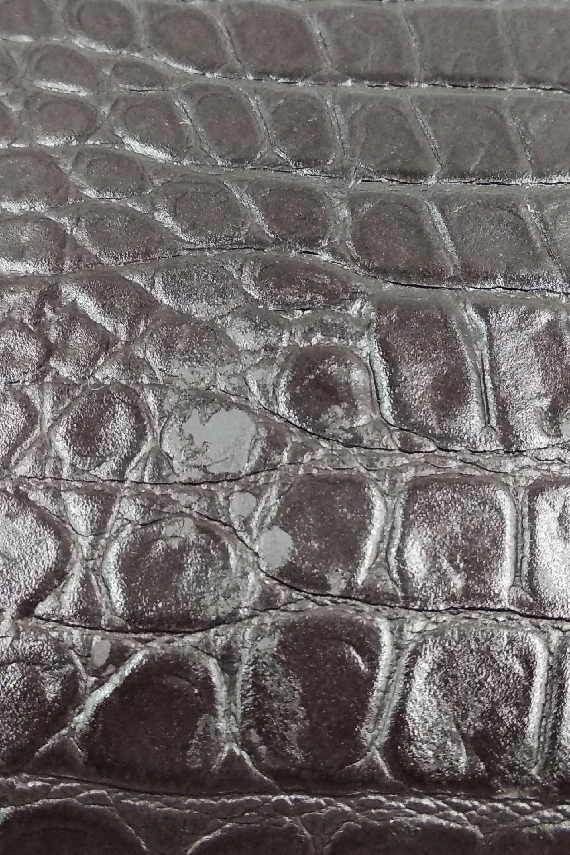YSL Burgundy Baby Croc Embossed Sac De Jour Bag – The Closet