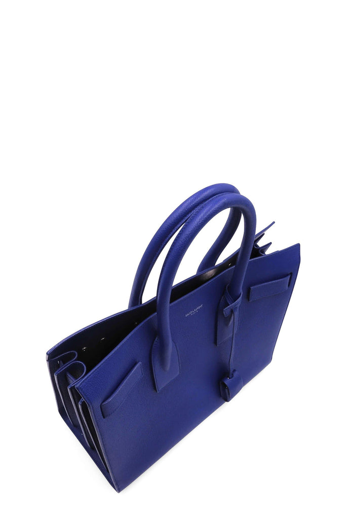 Classic Small Sac De Jour Blue with Silver Hardware - Second Edit