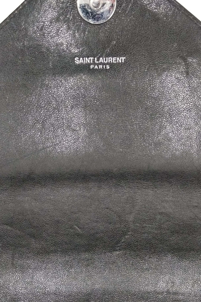 Large Monogram College Bag Dark Grey with Silver Hardware Dark Grey - Second Edit