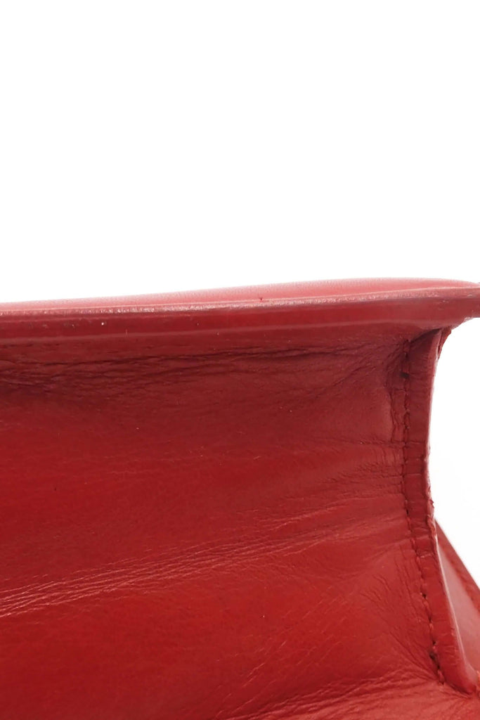 Saint Laurent Lutetia Clutch Red - Style Theory Shop