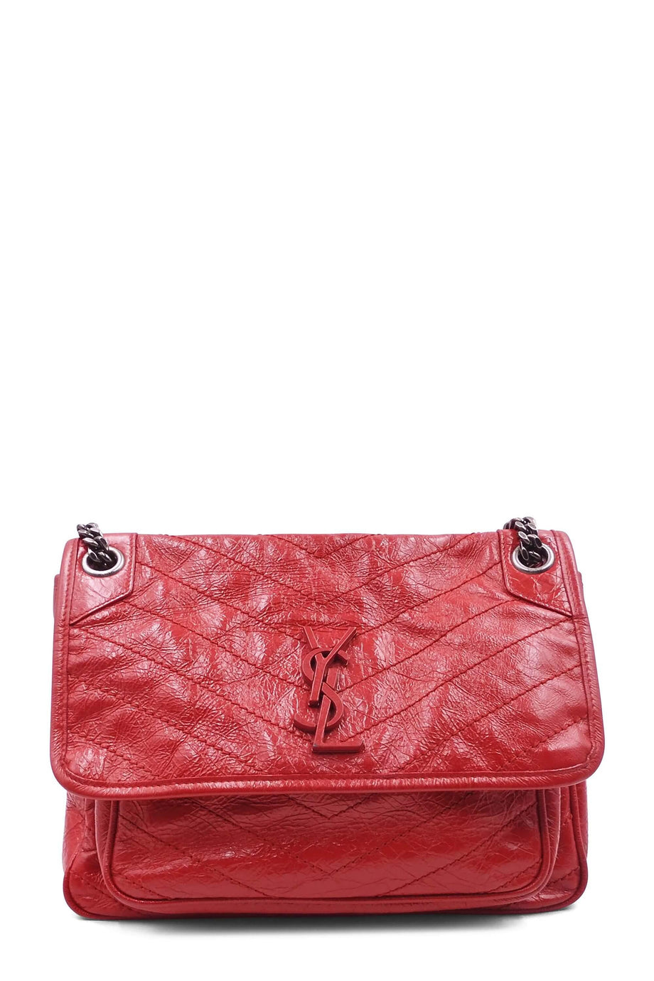 Saint Laurent Niki Mini Bag in Red