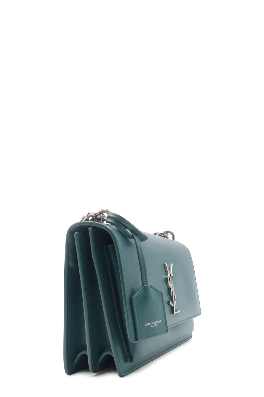 Saint Laurent YSL SUNSET bag Green Leather ref.226062 - Joli Closet