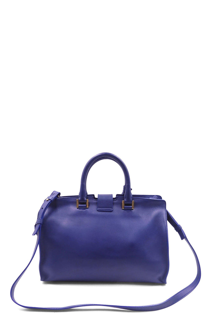 Saint Laurent Small Cabas Chyc Tote Navy - Style Theory Shop