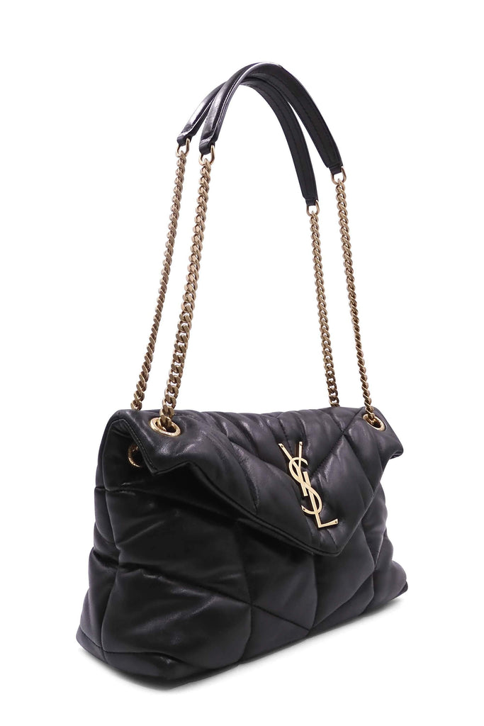 Small Loulou Puffer Bag Black - Second Edit