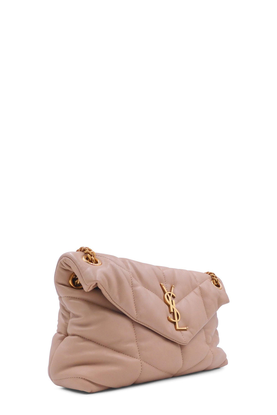 Saint Laurent - Loulou Puffer Mini Bag - Beige – Shop It