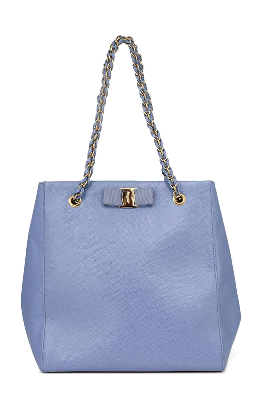 Buy Authentic, Preloved Salvatore Ferragamo Vany Tote Blue Bags from Second  Edit by Style Theory