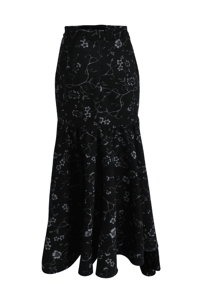 High Low Hemline Maxi Floral Skirt - Second Edit