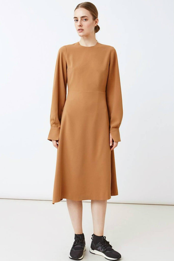 Shop preloved and authentic Banks Dress Camel Clothing by Stylein from Second Edit in {{ shop.address.country }}