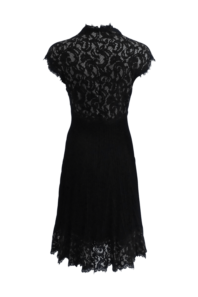 Lace Pleated Dress - Second Edit