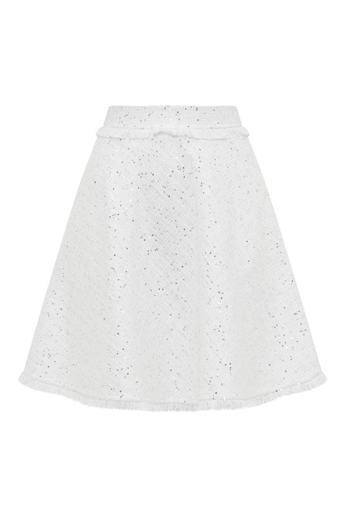 Frayed Buocle Mini Skirt - Second Edit