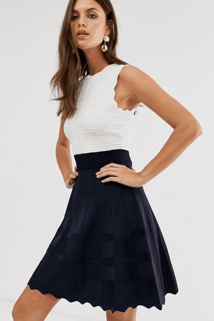 Ted Baker Polino knitted skater dress - Style Theory Shop