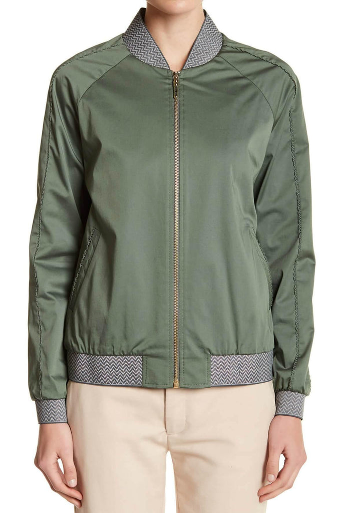 Satin Bomber with Trim - Second Edit