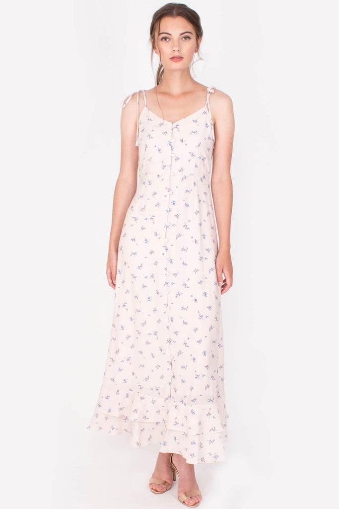 Shop preloved and authentic Aspire Pink Maxi Dress Clothing by The Allegro Movement from Second Edit in {{ shop.address.country }}