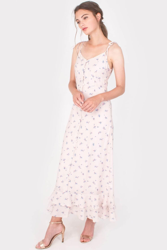 Shop preloved and authentic Aspire Pink Maxi Dress Clothing by The Allegro Movement from Second Edit in {{ shop.address.country }}
